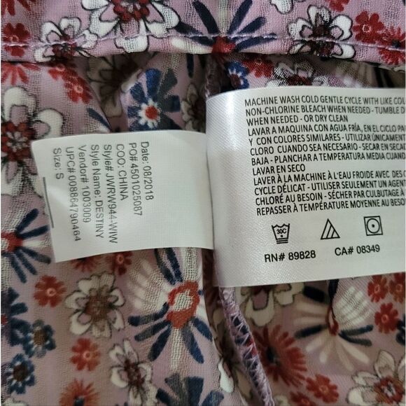William Rast Women's Destiny Floral Ruffled Blouse - Picture 15 of 16